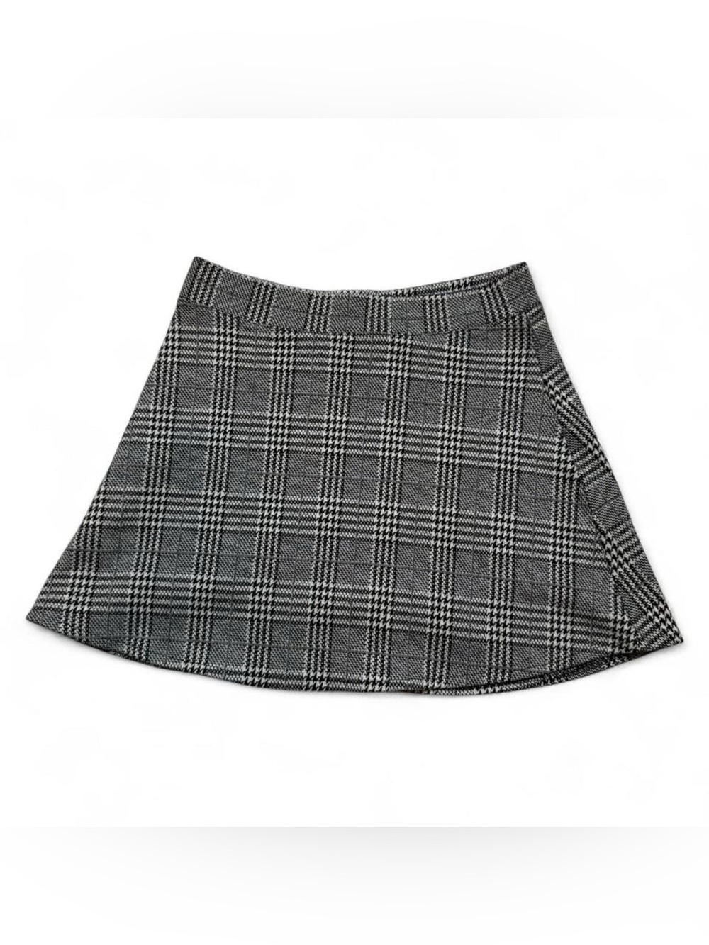 Brandy Melville Black & White Plaid Mini Skirt Womens Size XS